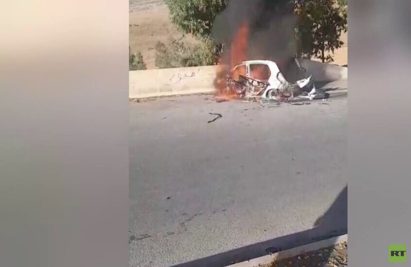 جنوب لبنان.. مسيرة إسرائيلية تستهدف سيارة على طريق الجرمق - الخردلي