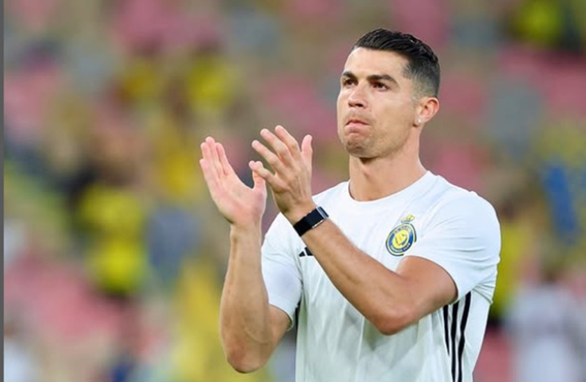 رونالدو يتفاعل مع فوز النصر السعودي في العراق (صورة)