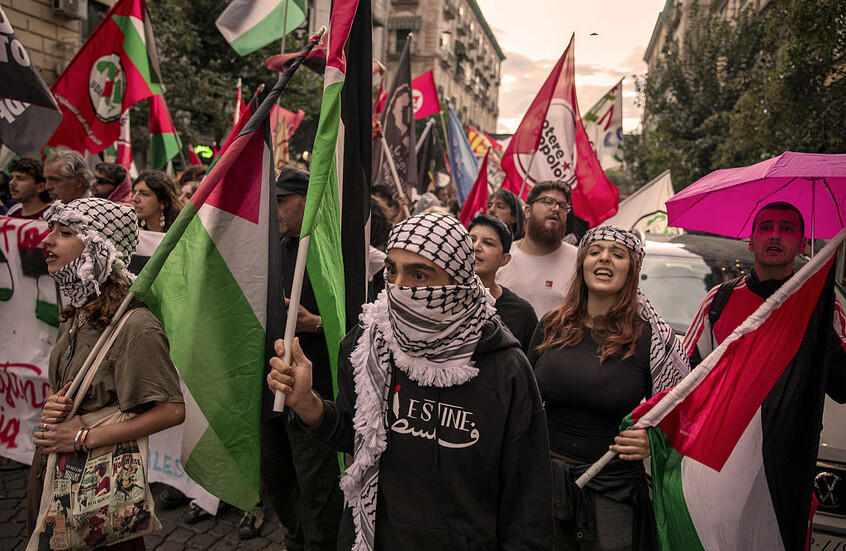 إضراب عام في إيطاليا غدا تضامنا مع أسطول الصمود العالمي (فيديو)