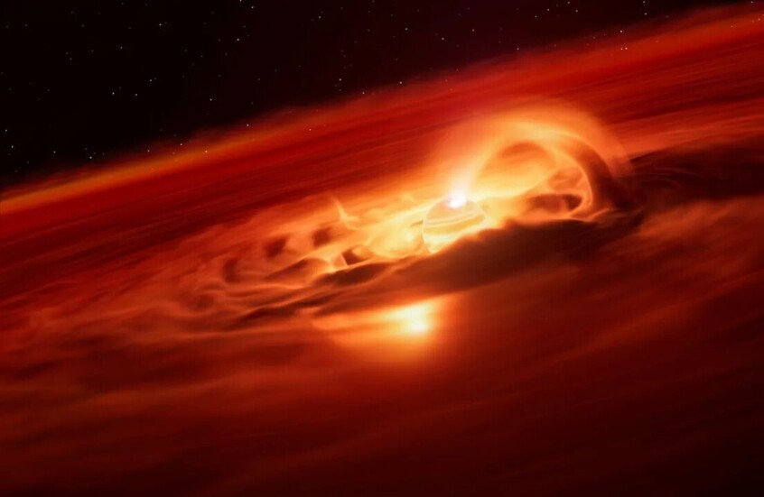 كوكب "شرس" يلتهم 6 مليارات طن من المواد الكونية كل ثانية!