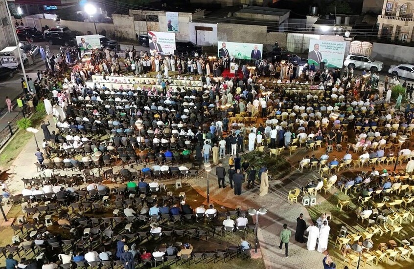 مسلحون يقتحمون مهرجانا انتخابيا في محافظة صلاح الدين العراقية ويثيرون حالة من الهلع والفوضى (فيديو)