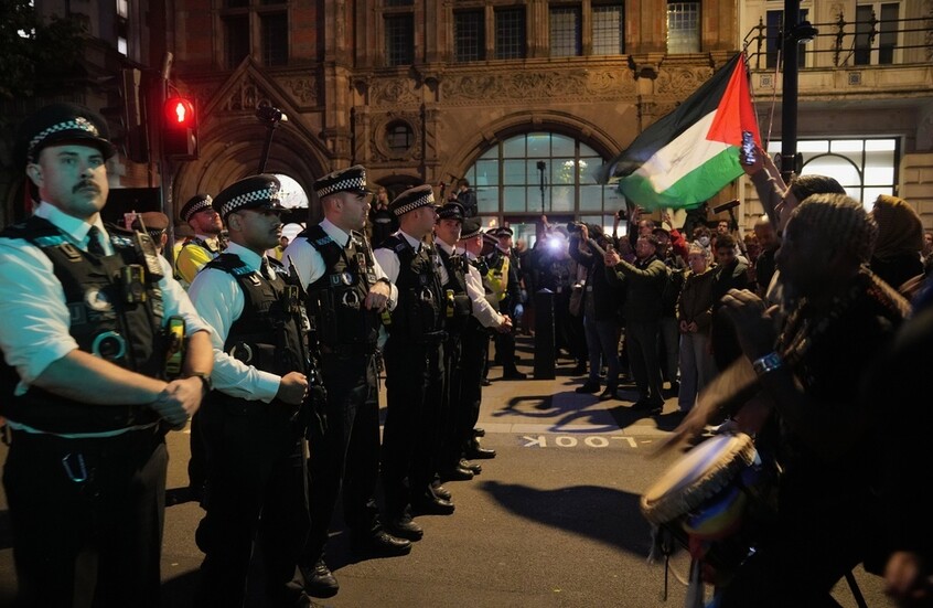 شرطة لندن تعتقل 500 شخص خلال مظاهرة مؤيدة لفلسطين