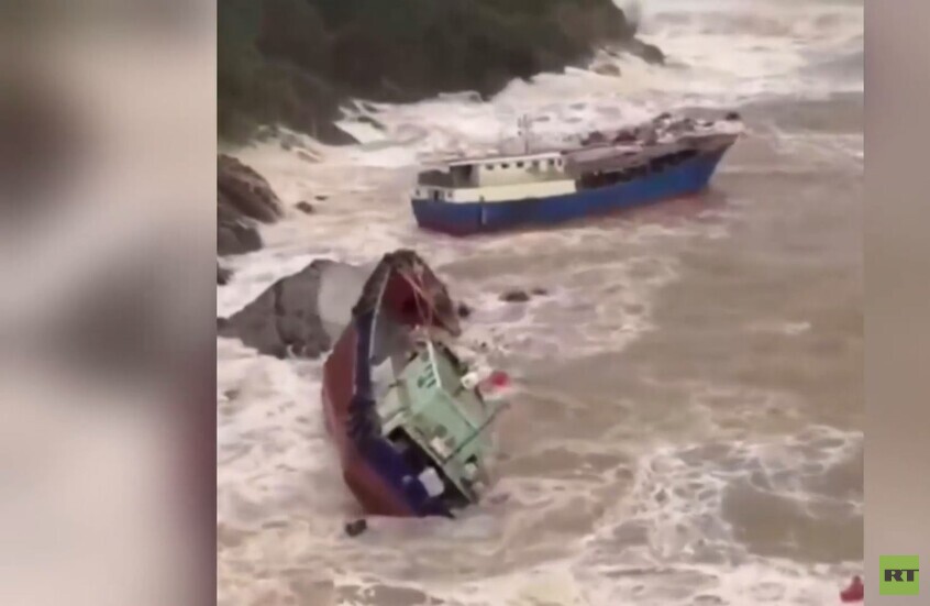 الصين.. عاصفة عنيفة تضرب المقاطعات الجنوبية