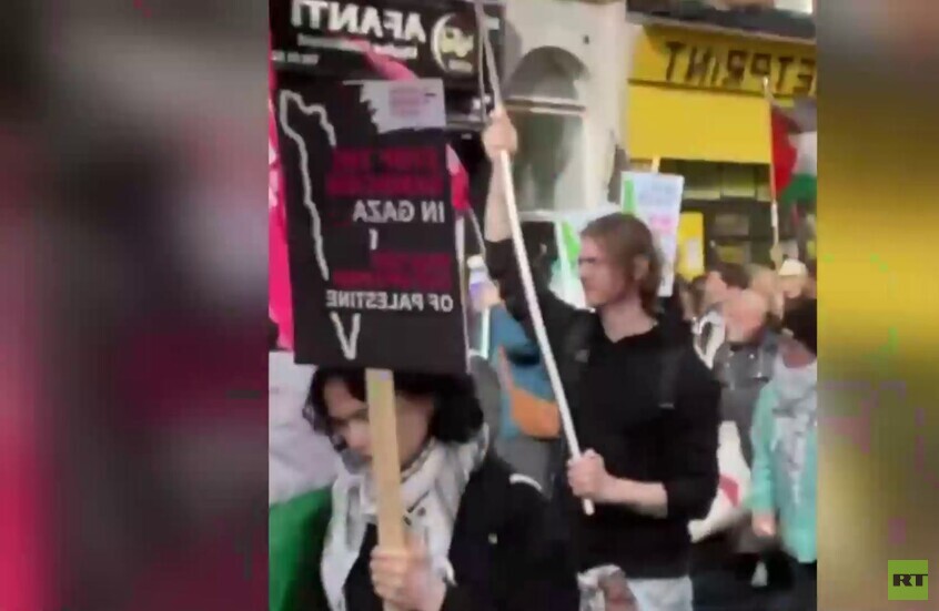 دبلن.. تظاهرة حاشدة لدعم غزة والتنديد بالحرب التي تشنها إسرائيل على القطاع