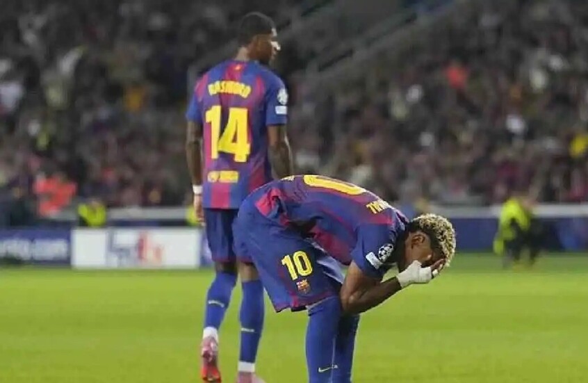 سخرية من لامين جمال على مواقع التواصل بعد تجدد إصابته (صورة)