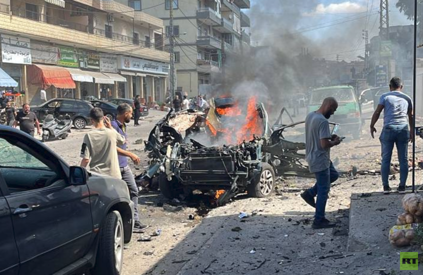 مراسلنا: قتيلان بغارة إسرائيلية استهدفت سيارة جنوب لبنان