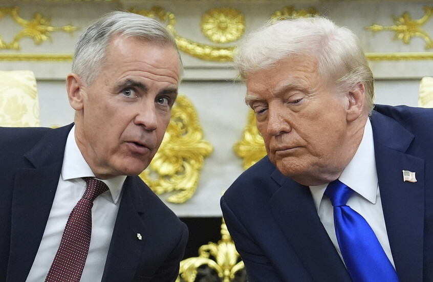 بالفيديو.. ترامب يمازح رئيس الوزراء الكندي بشأن "دمج كندا والولايات المتحدة"