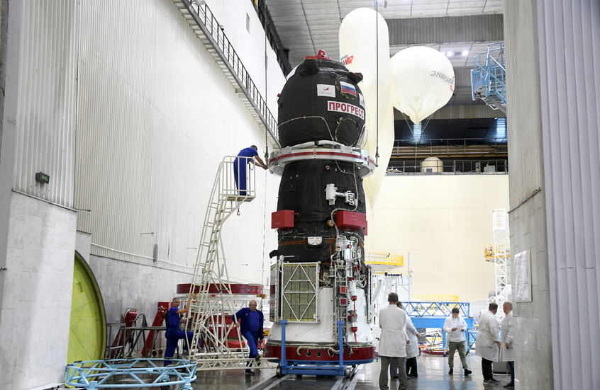 روسيا تختبر مركبة "بروغريس" الجديدة التي سترسلها إلى المحطة الفضائية