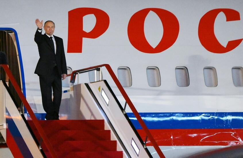 استقبال مهيب لبوتين في دوشنبه