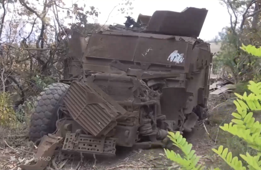 القوات الروسية تستولي على مركبة "هاسكي" البريطانية كغنيمة حرب في مقاطعة زابوروجيه