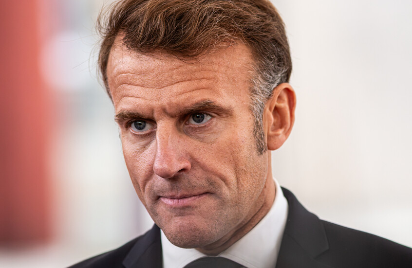 ماكرون: نبحث في باريس إقامة حكم مؤقت لقطاع غزة دون حركة حماس