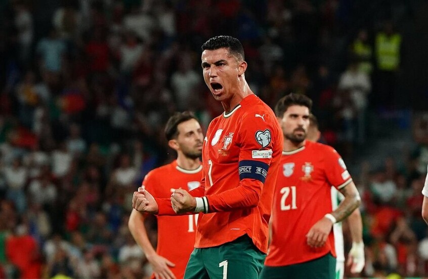 بعد إهداره ركلة الجزاء أمام إيرلندا.. رد فعل كريستيانو رونالدو (صورة)