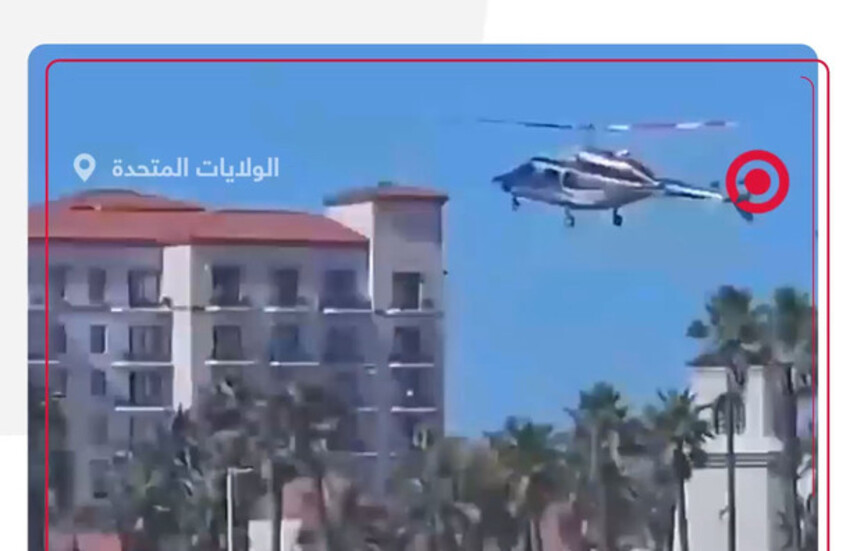 مروحية تفقد السيطرة وتتحطم بشكل مفاجئ على شاطئ بكاليفورنيا