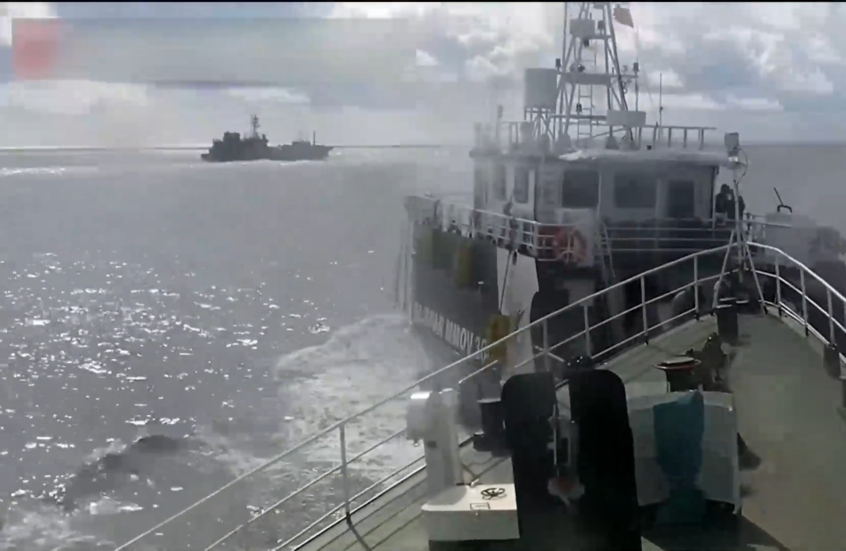 شاهد.. حادث اصطدام جديد في بحر الصين الجنوبي