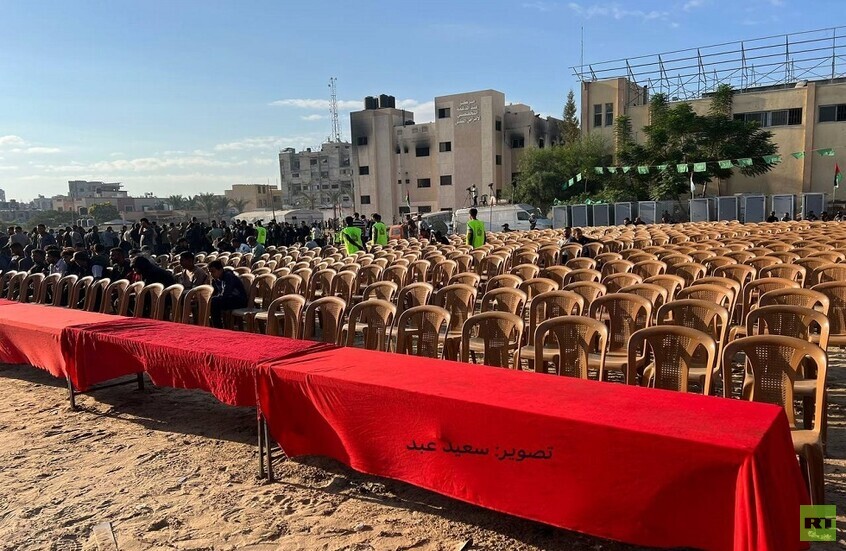 7000 موظف حكومي في قطاع غزة لاستقبال الأسرى المفرج عنهم من السجون الإسرائيلية (صور)