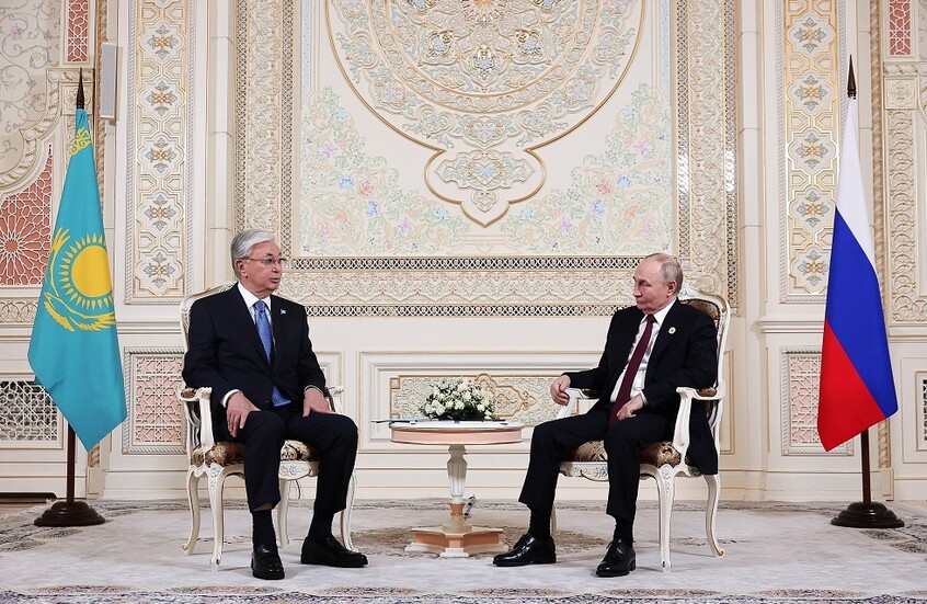 بوتين وتوكايف يبحثان سير تنفيذ الاتفاقات الثنائية