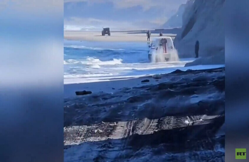 جزيرة سخالين.. نجاة رجال انقاذ من الموت بأعجوبة