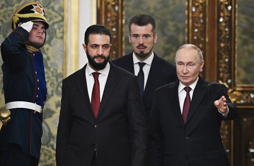 الكرملين يرد على أسئلة حول ما دار بين بوتين والشرع بخصوص الأسد وقضايا أخرى