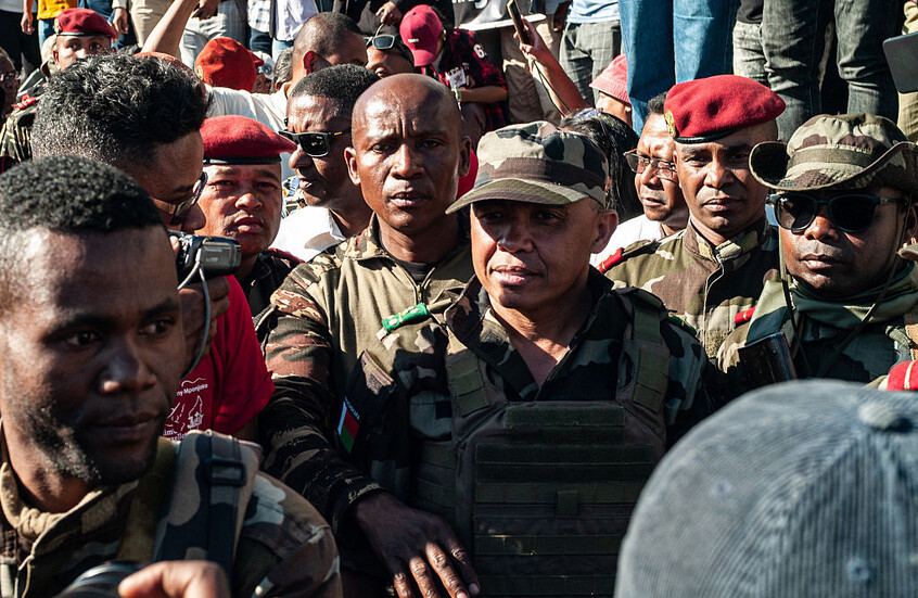 الحاكم العسكري لمدغشقر يؤدي اليمين رئيسا للبلاد