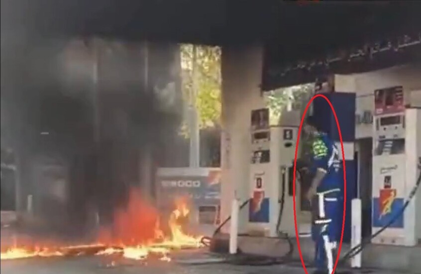 مصري في لبنان ينتقم من حبيبته بطريقة كادت تتسبب في كارثة كبيرة (فيديو)