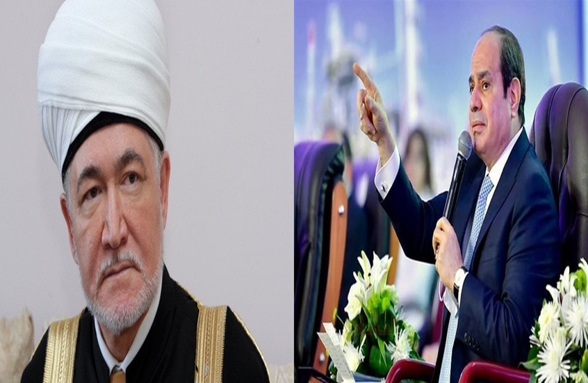 رئيس الإدارة الدينية لمسلمي روسيا يوجه رسالة للسيسي باللغة العربية