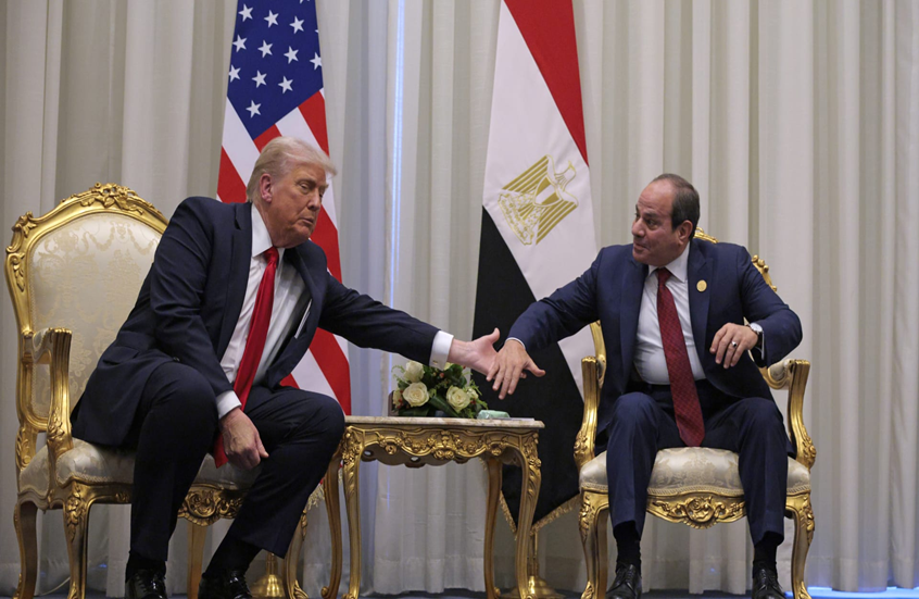 السيسي: ننسق مع الوسطاء لتنفيذ المرحلة الأولى من خطة ترامب حول غزة