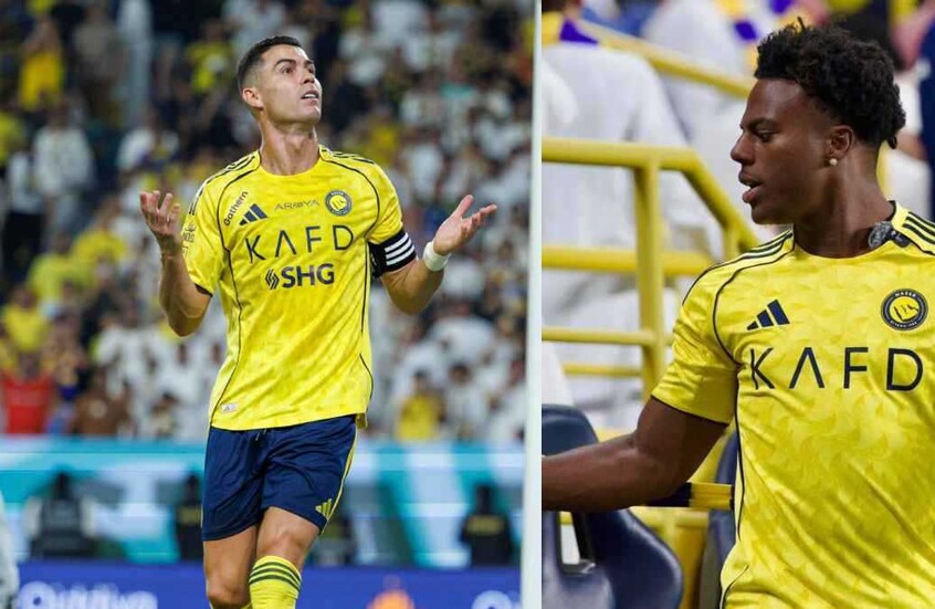 شاهد.. كريستيانو رونالدو يتفاعل مع "سبيد" ويعلمه كيف يدق على الطبل بعد فوز النصر (فيديو)