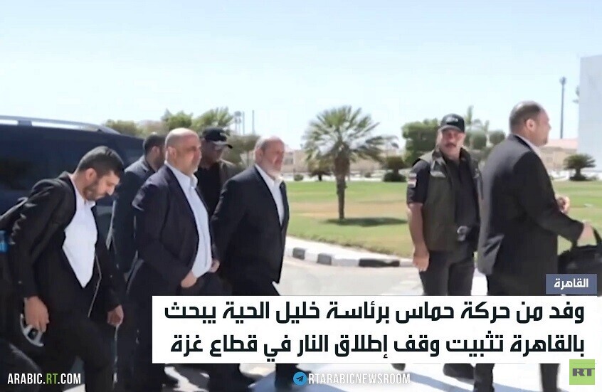 وفد حماس يبحث في القاهرة تثبيت وقف النار