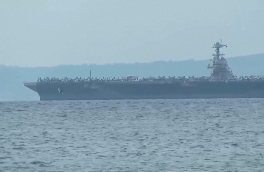 حاملة الطائرات الأمريكية الأكثر تقدما تصل إلى كرواتيا