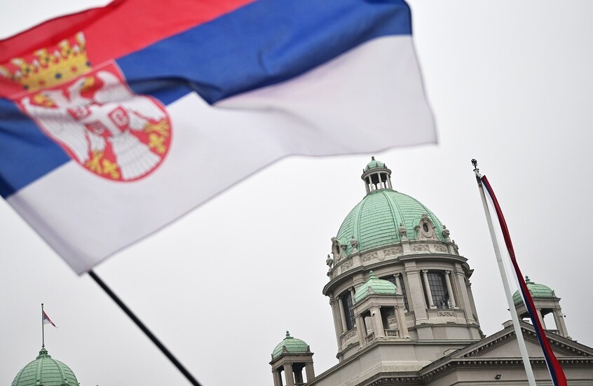 إطلاق نار قرب مبنى البرلمان في بلغراد