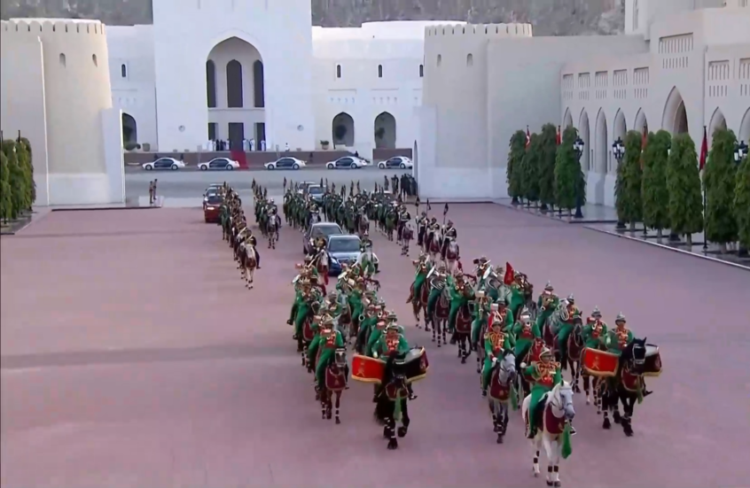 مشاهد لاستقبال الرئيس التركي في سلطنة عُمان