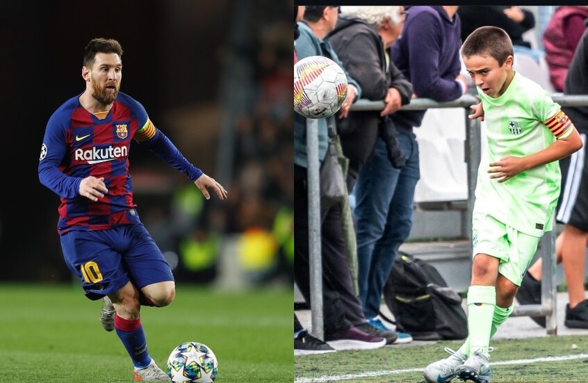 "ميسي جديد" في برشلونة.. لاعب "صغير" يخطف الأنظار بمهاراته وهدف مذهل (فيديو)