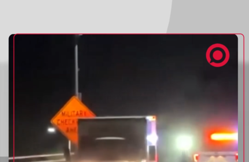 الشرطة الأمريكية تطلق النار على شاحنة نقل في منطقة بكاليفورنيا