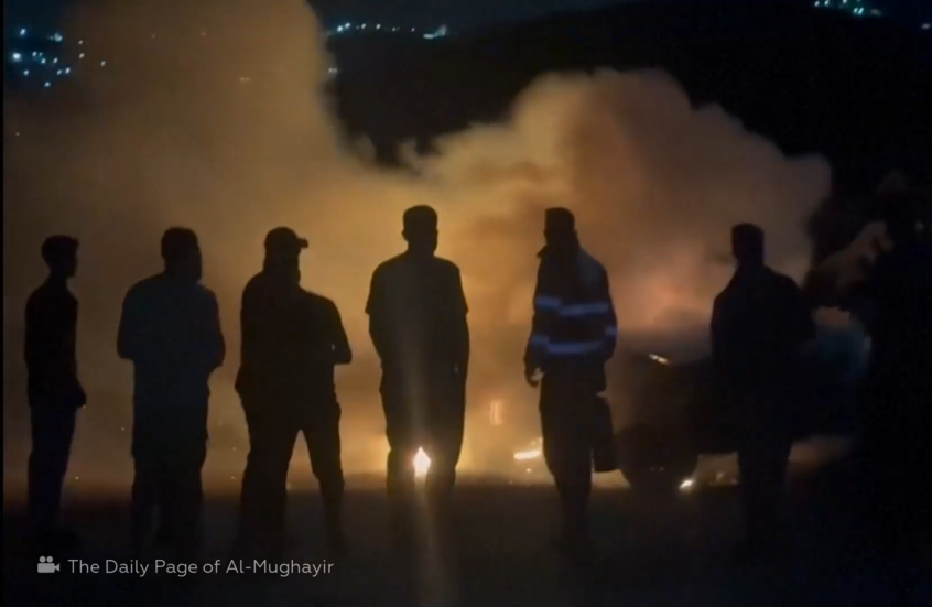 ملثمون يهاجمون قرية في الضفة الغربية