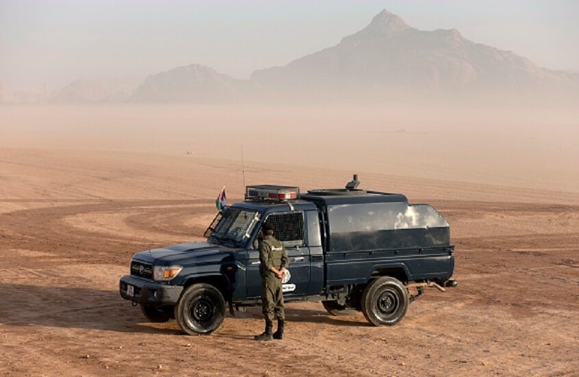 الجيش الأردني يحبط محاولتين لتهريب المخدرات والتسلل عبر الحدود (صورة)