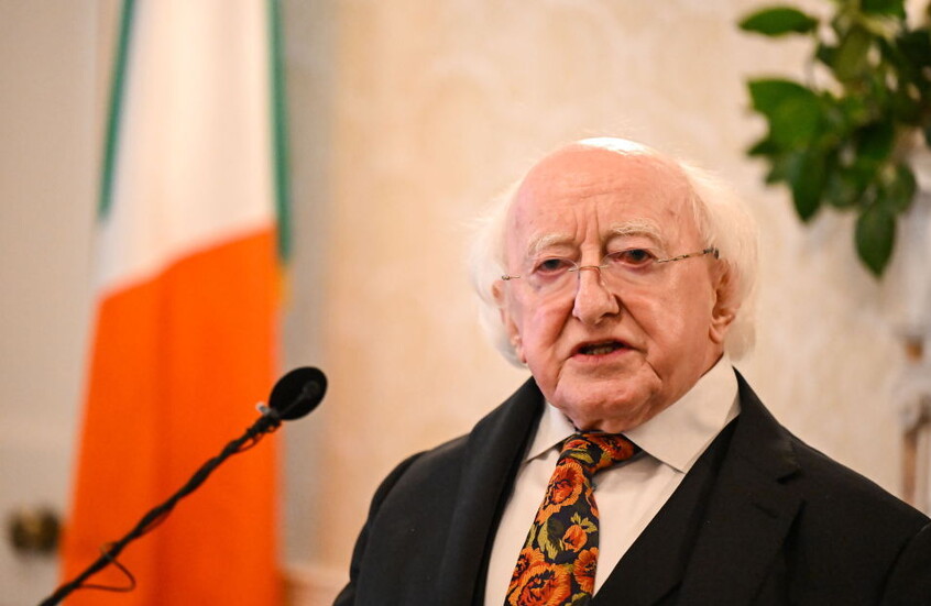 نقل الرئيس الإيرلندي إلى المستشفى إثر "عدوى موضعية"