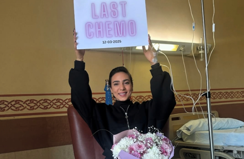 إعلامية لبنانية تعلن إصابتها بالسرطان خلال بث مباشر.. وتودع المشاهدين بطريقة مؤثرة (فيديو)