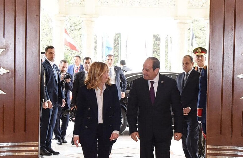 جورجيا ميلوني تلبي دعوة السيسي