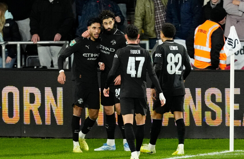 مرموش يسجل هدفا رائعا ويقود مانشستر سيتي إلى دور الثمانية في كأس الرابطة