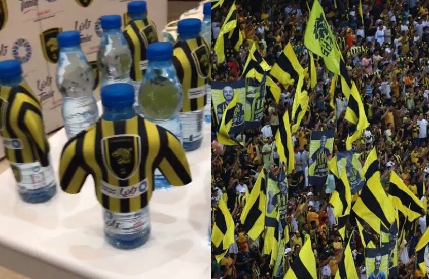 20 زجاجة مياه تكلف اتحاد جدة غرامة مالية كبيرة