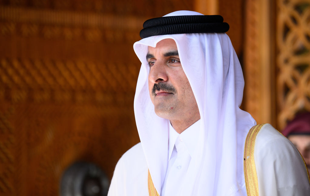 ‌أمير قطر يبحث مع ترامب خطة غزة