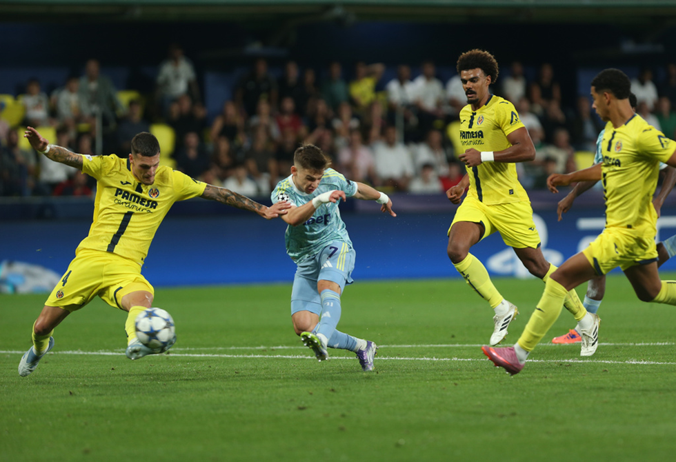 تعادل مثير بين فياريال ويوفنتوس في دوري أبطال أوروبا