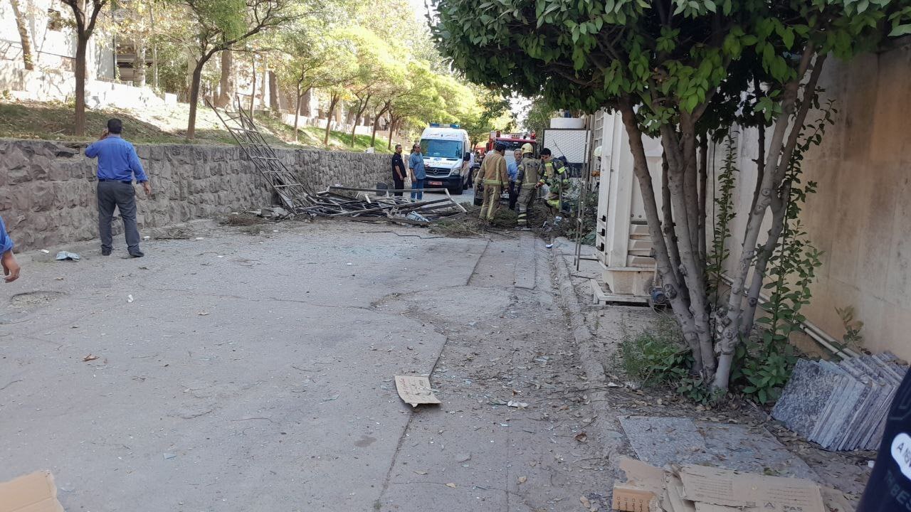 انفجار في مجمع كليات هندسة جامعة ⁧طهران⁩ (فيديو + صور)