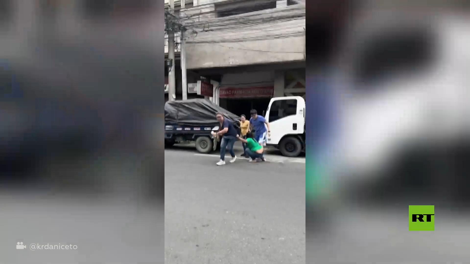فوضى في شوارع المدينة الفلبينية أثناء زلزال بقوة 7.4 درجة تهز البلاد