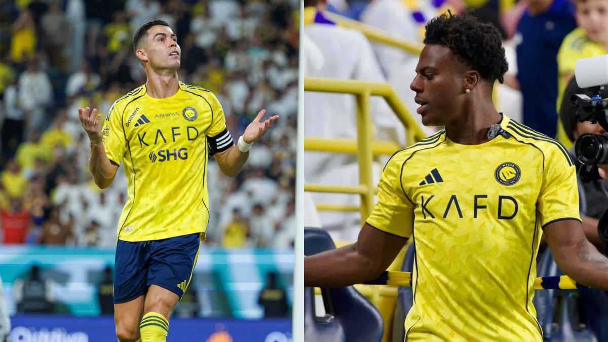 شاهد.. كريستيانو رونالدو يتفاعل مع "سبيد" ويعلمه كيف يدق على الطبل بعد فوز النصر (فيديو)
