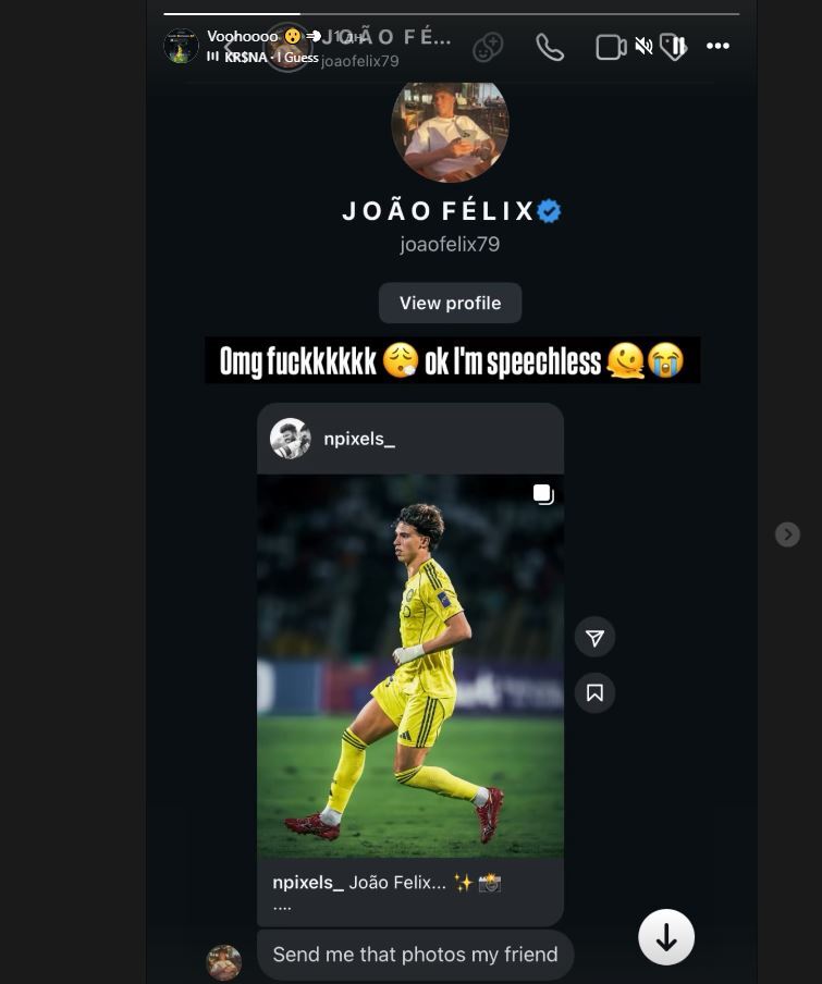 بعد مراسلته على الخاص.. جواو فيليكس يفاجئ مصورا هنديا بطلب غريب (صورة)