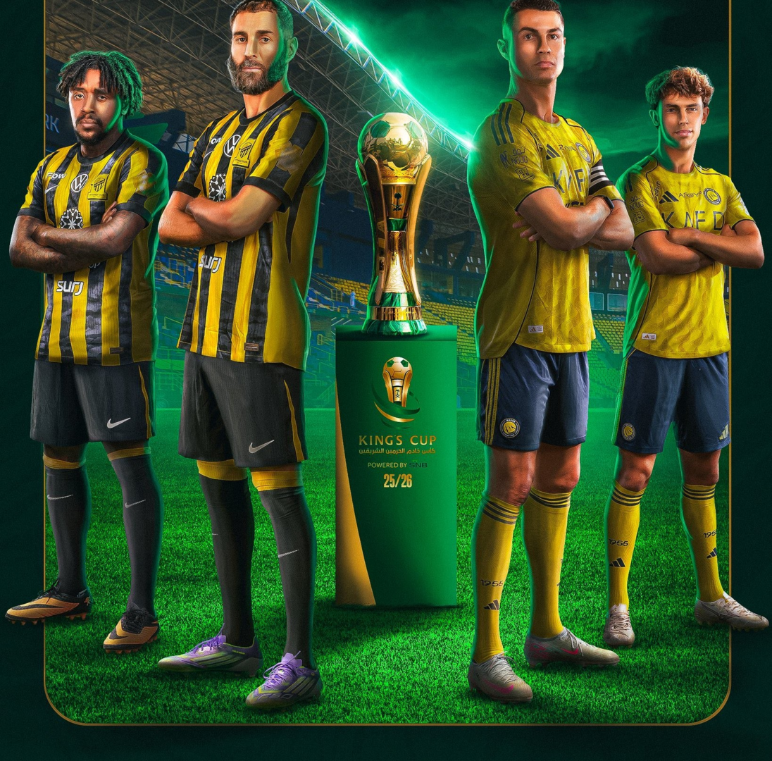 الموعد والقنوات الناقلة لمباراة النصر والاتحاد في كأس خادم الحرمين الشريفين