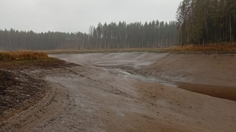 اختفاء بحيرة في روسيا