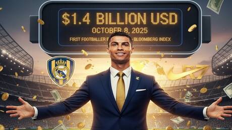 كريستيانو رونالدو أول ملياردير في عالم كرة القدم عبر التاريخ