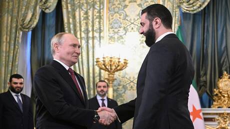  الشرع: سوريا ستحاول إعادة ضبط علاقاتها مع روسيا 